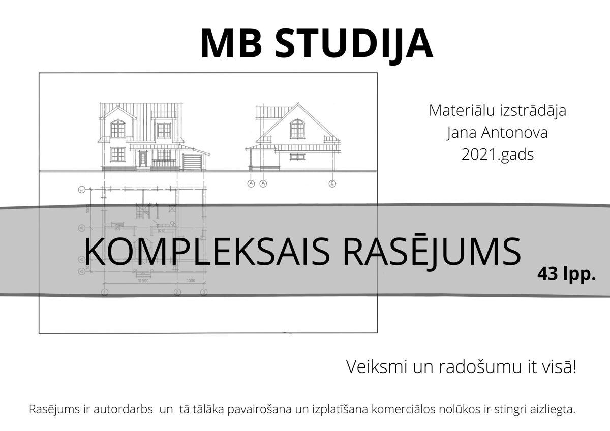 Kompleksais rasējums - Iegādāties kursu - MBStudija